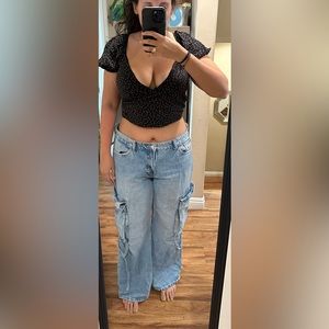 Urban Outfitters Cap Sleeve Crop Top